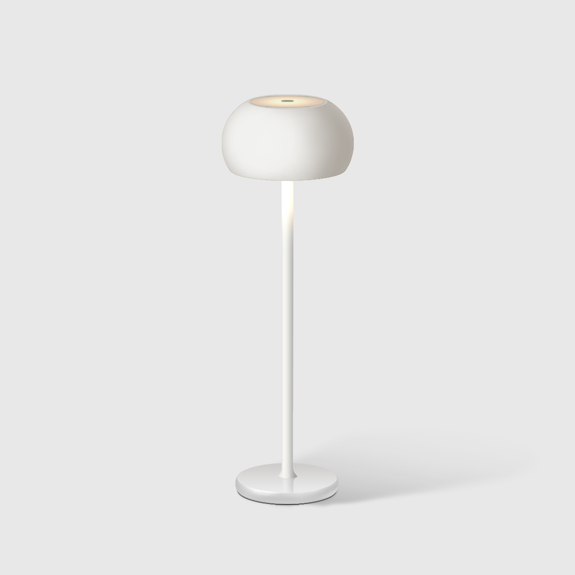 Dome Top Tall Stem Touch Control Rechargeable Table Lamp