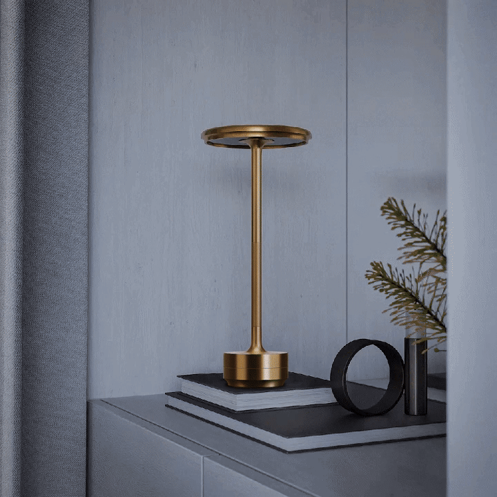 Ring Top Slim Stem Touch Control Cordless Lamp