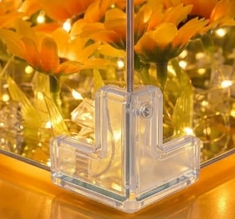 DIY Sunflower Cube Mirror Night Light, Infinite Sea of Flowers Desk Lamp