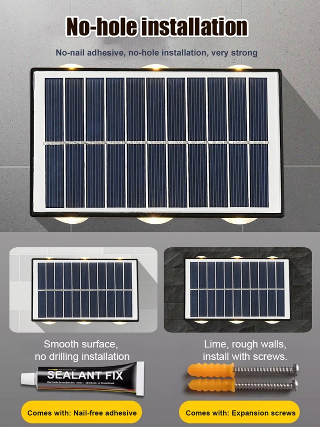 Solar Powered Wall Light – Auto On/Off, Weatherproof & Energy Saving 