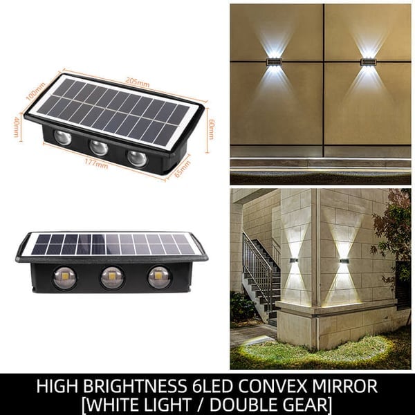 Solar Powered Wall Light – Auto On/Off, Weatherproof & Energy Saving 