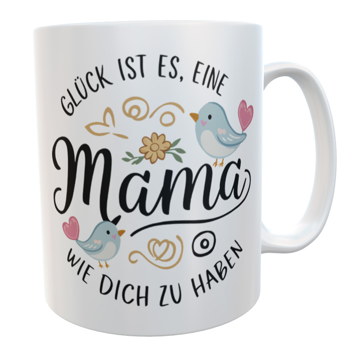 Tasse Mama Spruch Glück ist eine ...