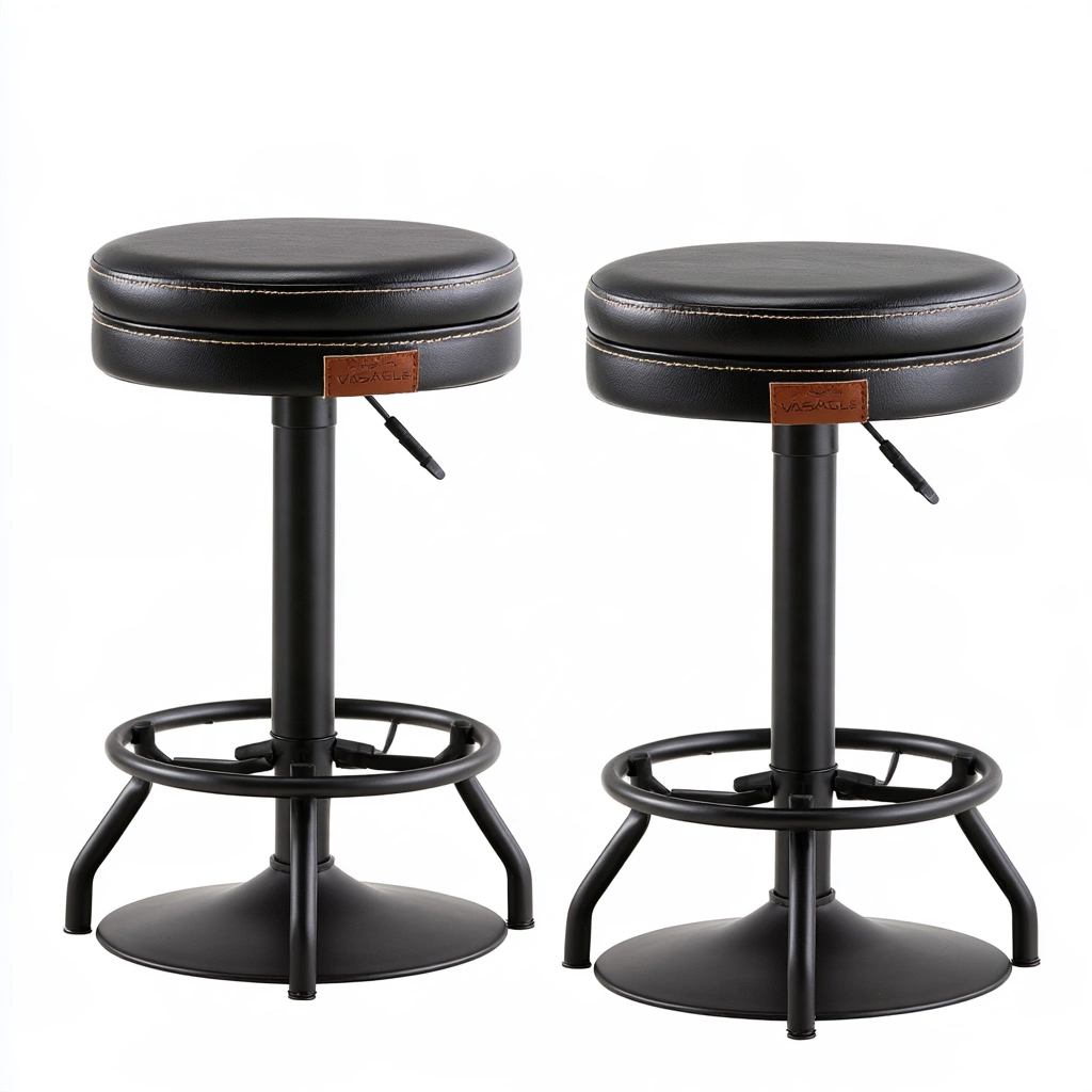 Barhocker, mit klarer Formgebung, Farbe: grau-ashcraftco