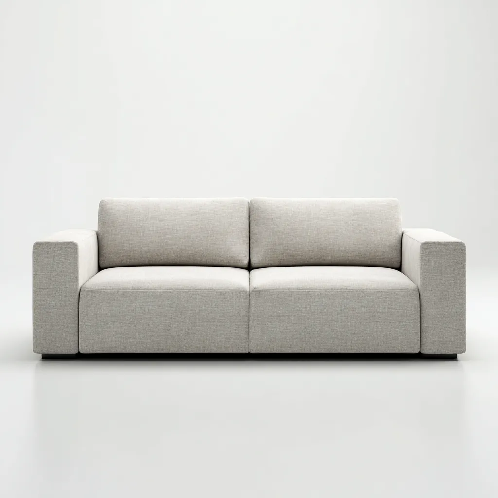 Sala De Estar Sofá 210x88x80 cm - gris claro - tapizado de tela con diseño contemporáneo para salón-Racorpahome