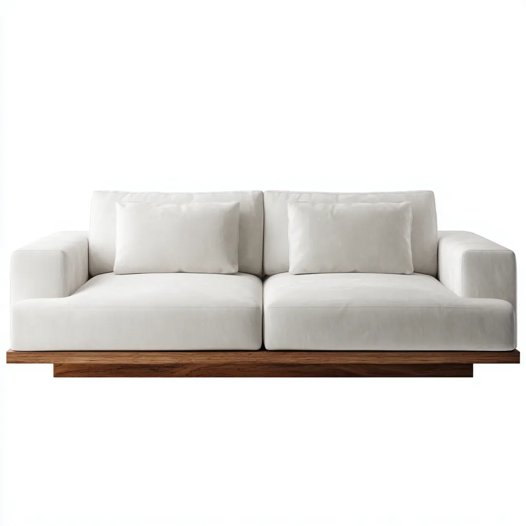 Sofá 3 plazas 240×90×75 cm – blanco – diseño moderno para salón-Vinoracorner