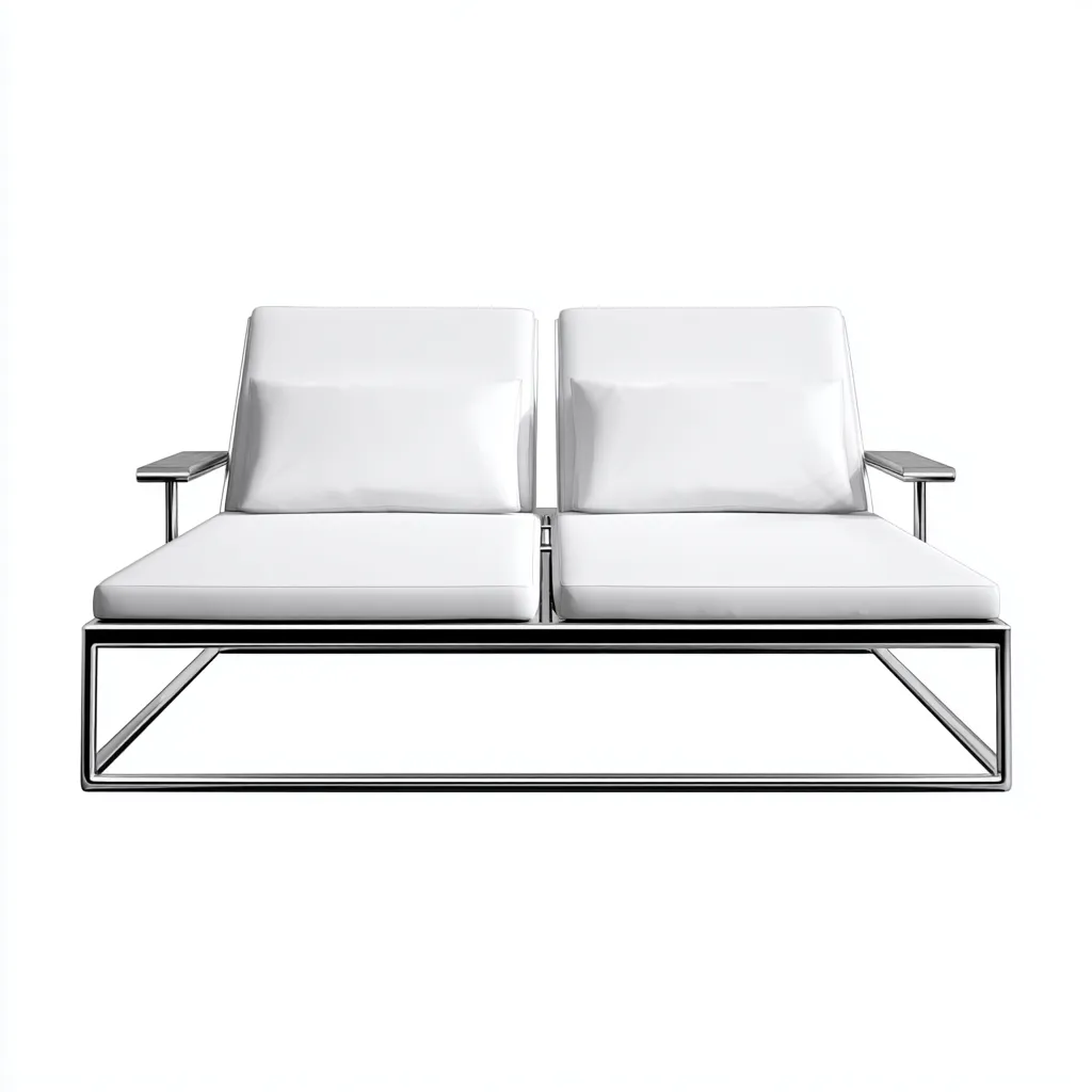 Tumbona de playa 165×62×88 cm - beige y blanco - metal y fibra sintética - diseño curvo-Vinoracorner
