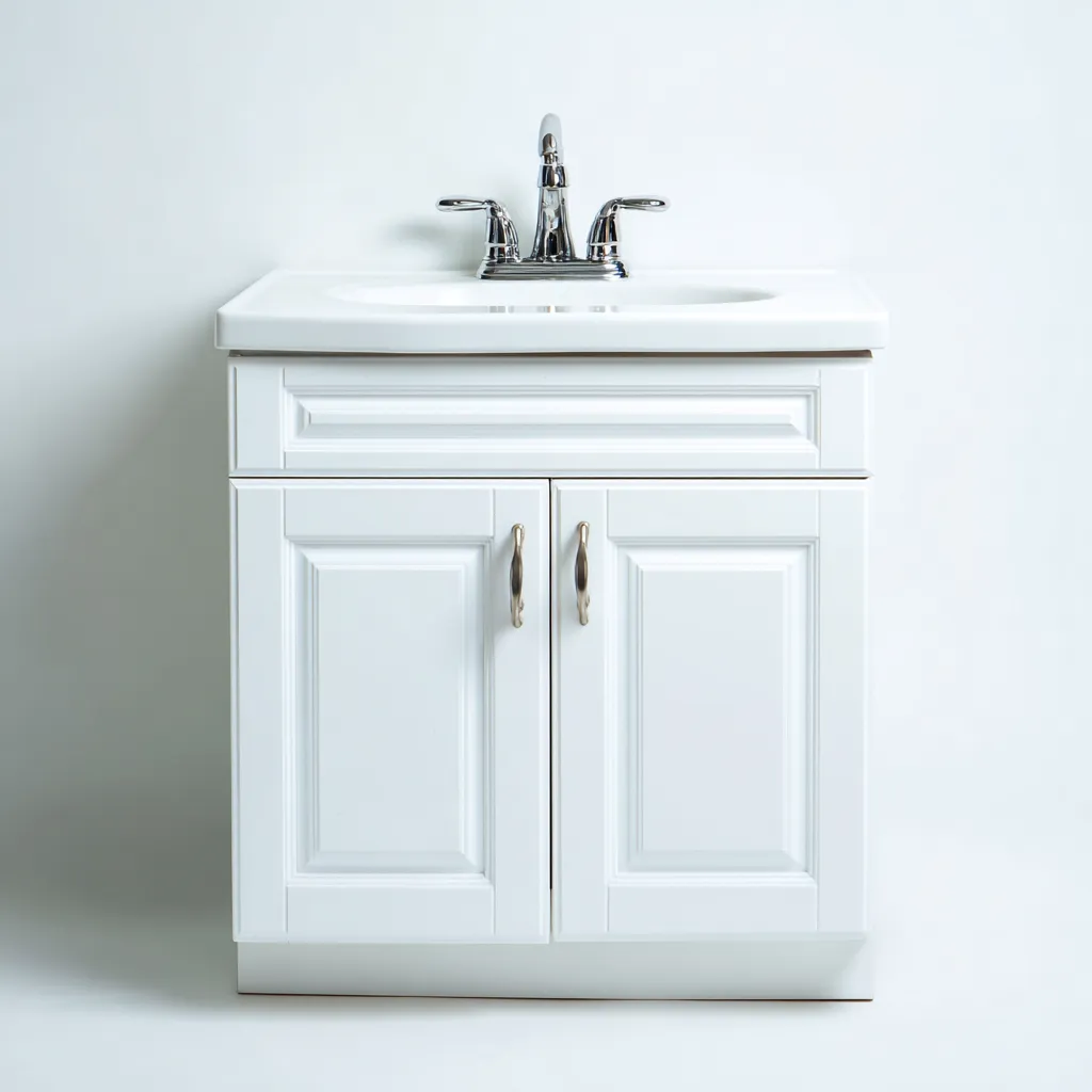 Lavabo con mueble 65x46x84 cm - blanco - cerámica y acabado clásico para baño-Liraiocorner