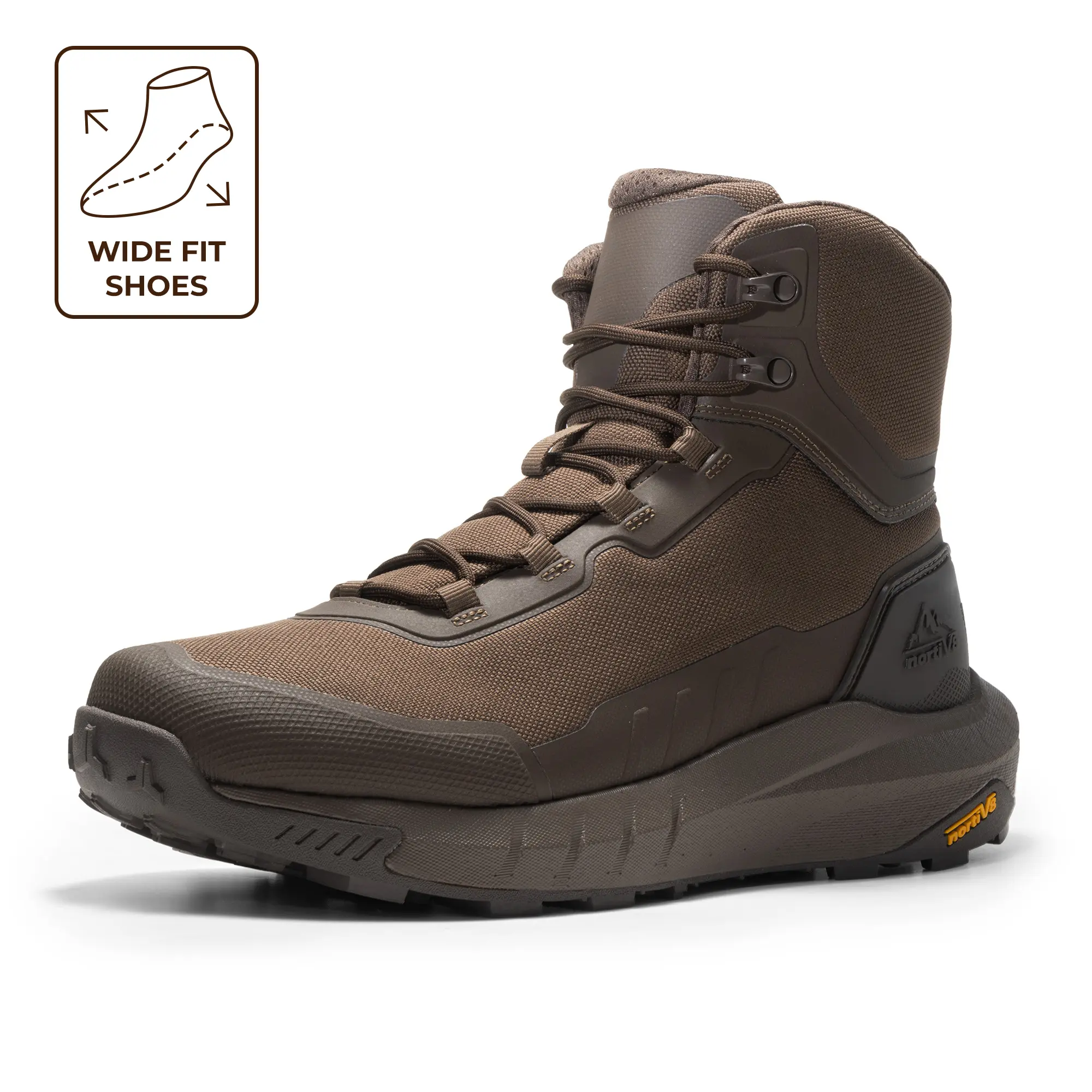 Botas de Trabajo para Hombre 2026 de Alta Resistencia, Negras, Punta Redonda, Suela Antideslizante, Cómodas y Transpirables para Construcción y Exteriores