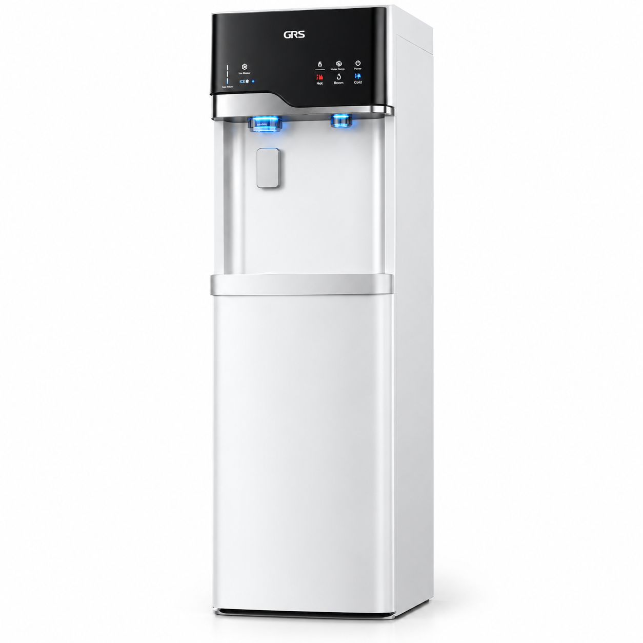 Dispensador de agua 3 temperaturas botellón oculto con fabrica de hielo GWIM3TBSO0 GRS