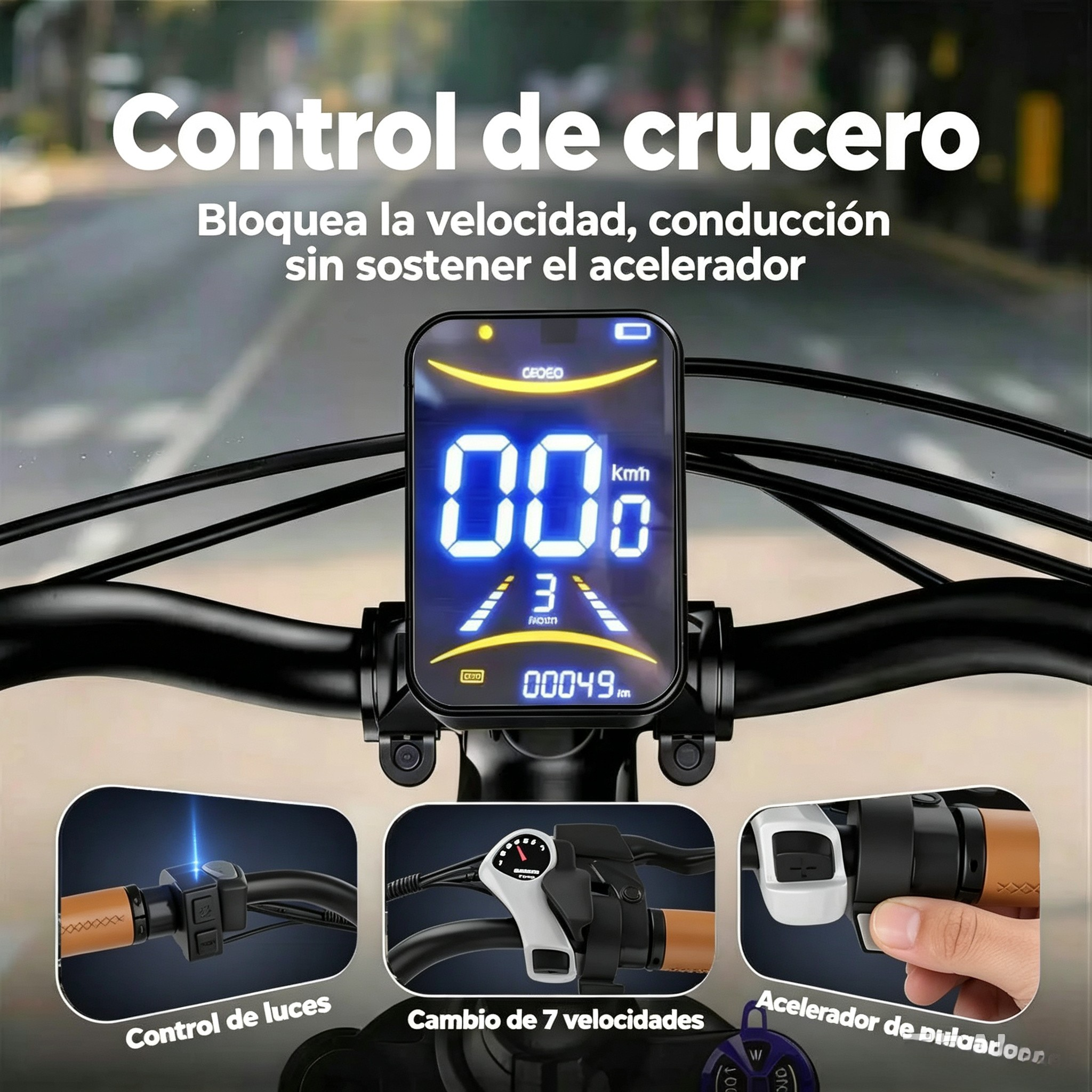 【AOVOPRO&HQYEX】 Bicicleta eléctrica de 26 pulgadas | Potencia máxima de 750 W | Velocidad máxima de 22 mph | Autonomía de 25 a 35 millas | Cuadro de acero de alto contenido en carbono | Batería extraíble | Frenos con corte de energía | Neumáticos todoterr