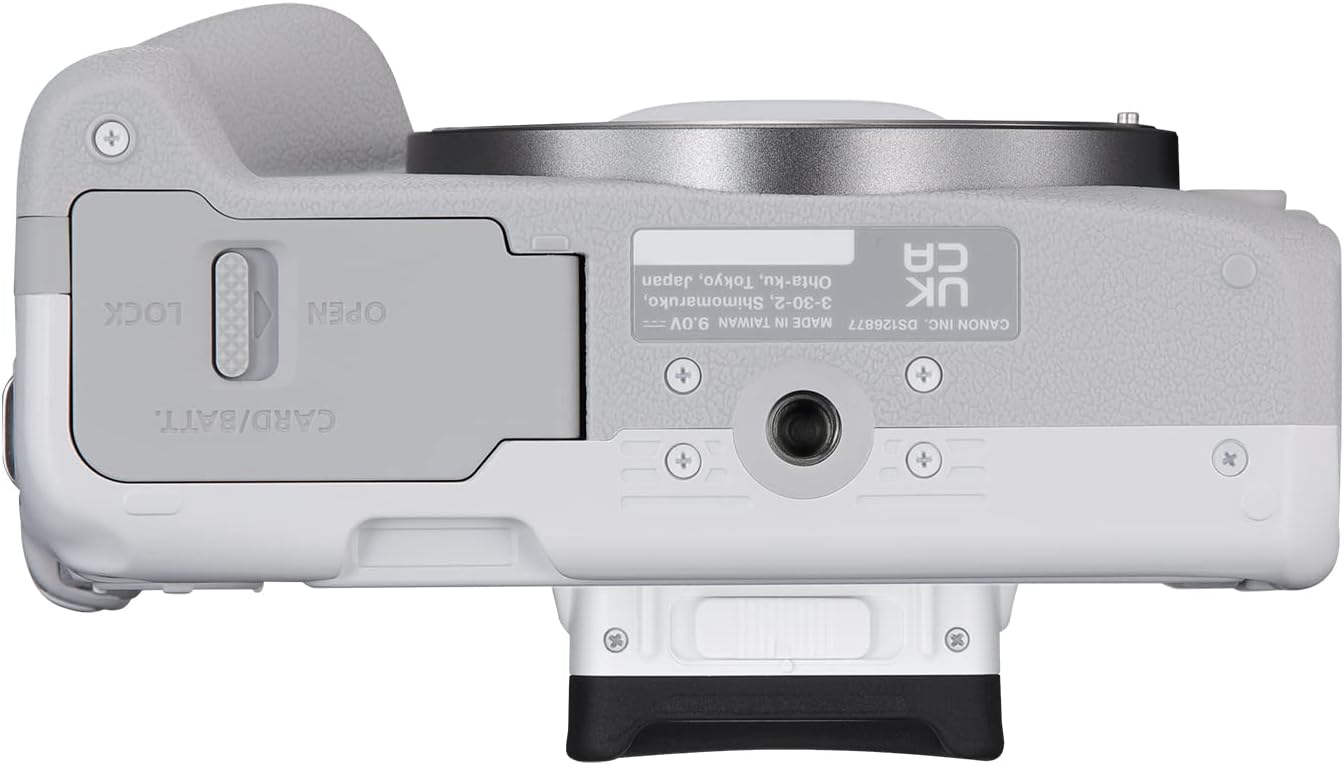 Canon EOS R50 Cámara de vlogging sin Espejo (Negro) con RF-S18-45mm F4.5-6.3 es Lente STM, 24.2 MP, Video 4K, detección y Seguimiento de Temas, Compacto, conexión de Smartphone, creador de Contenido