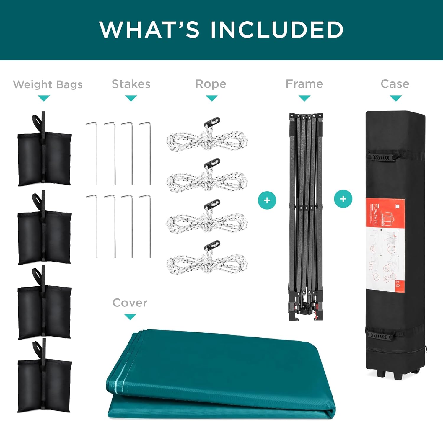 Best Choice Products - Toldo de armado fácil de 1 persona con un botón, tienda portátil e instantánea, funda, 3 x 3 metros, 4 bolsas de peso, color azul