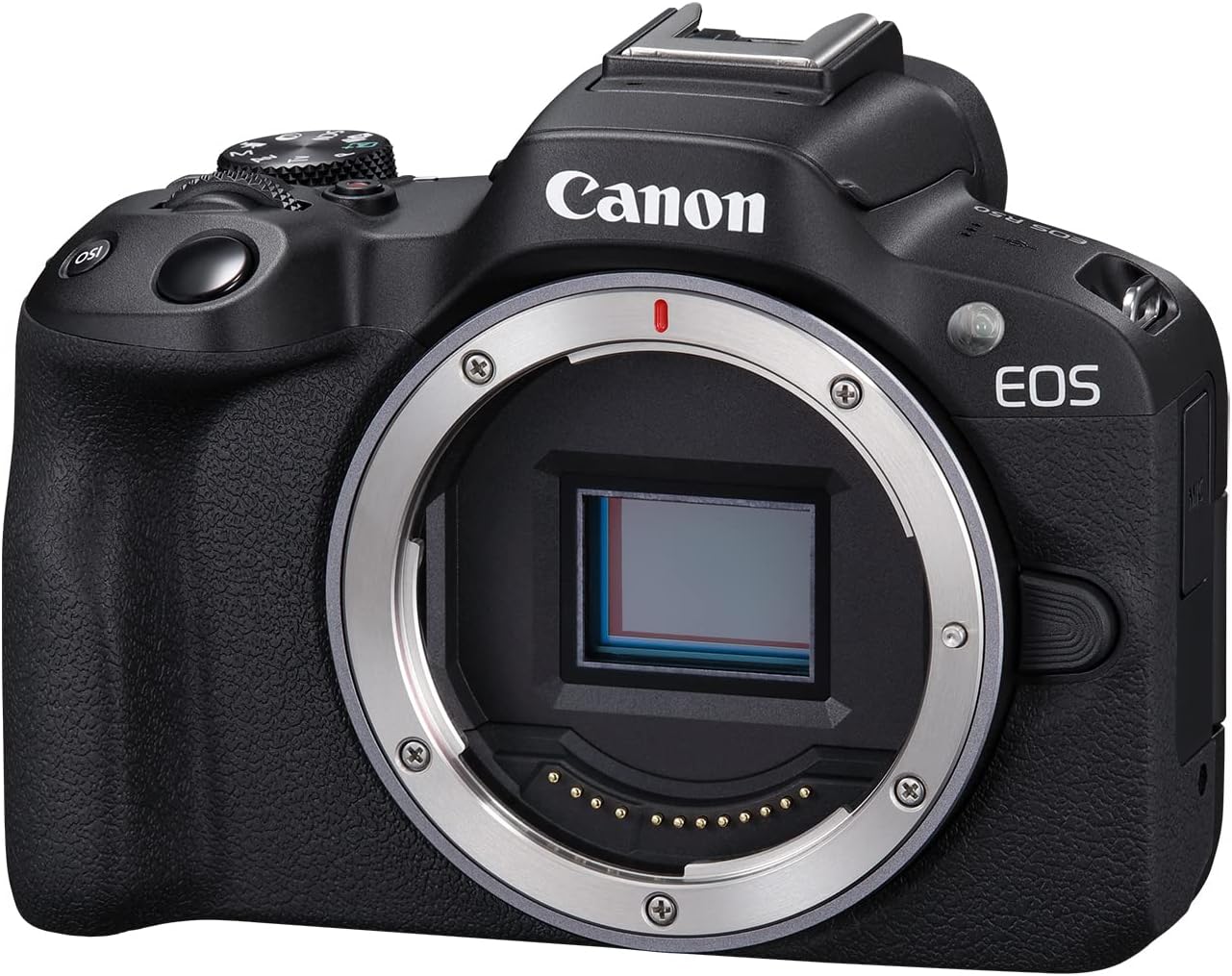 Canon EOS R50 Cámara de vlogging sin Espejo (Negro) con RF-S18-45mm F4.5-6.3 es Lente STM, 24.2 MP, Video 4K, detección y Seguimiento de Temas, Compacto, conexión de Smartphone, creador de Contenido