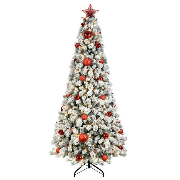 Árbol de Navidad Artificial Member's Mark con Esferas 2.43 m