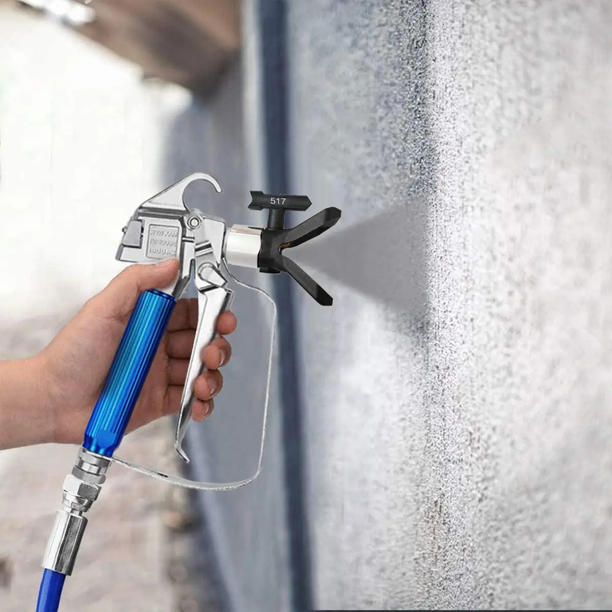 🎨 Pistola Pulverizadora de Pintura Airless 3600 PSI | Manguera de 10 m, Boquillas Reversibles de 180°, 2 Protectores y 2 Varillas de Extensión de Acero Inoxidable para Pintura de Casas y Trabajos Intensivos 💪