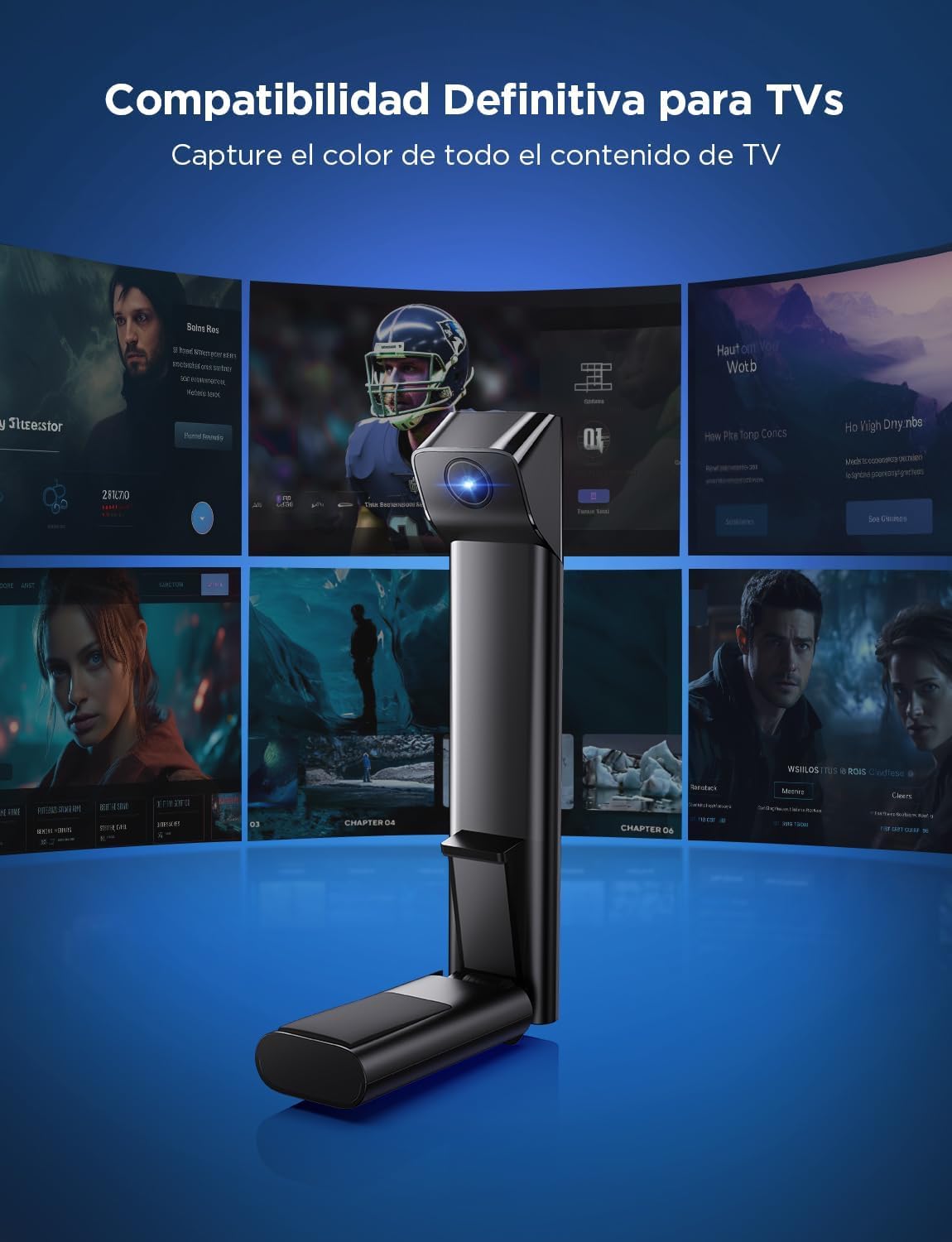 🎬 Govee Luz LED Inteligente para TV con Cámara, Sincronización de Pantalla RGBICW para Cine en Casa y Gaming
