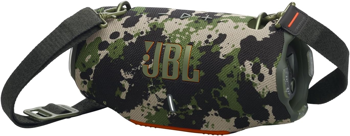 JBL Xtreme 4 Bocina Portátil Bluetooth, Reproducción 24 Horas, Resistente al Agua IP67 - Negro