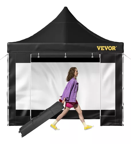 Vevor Carpa Plegable Cenador Plegable De 3 X 3 M De Pvc