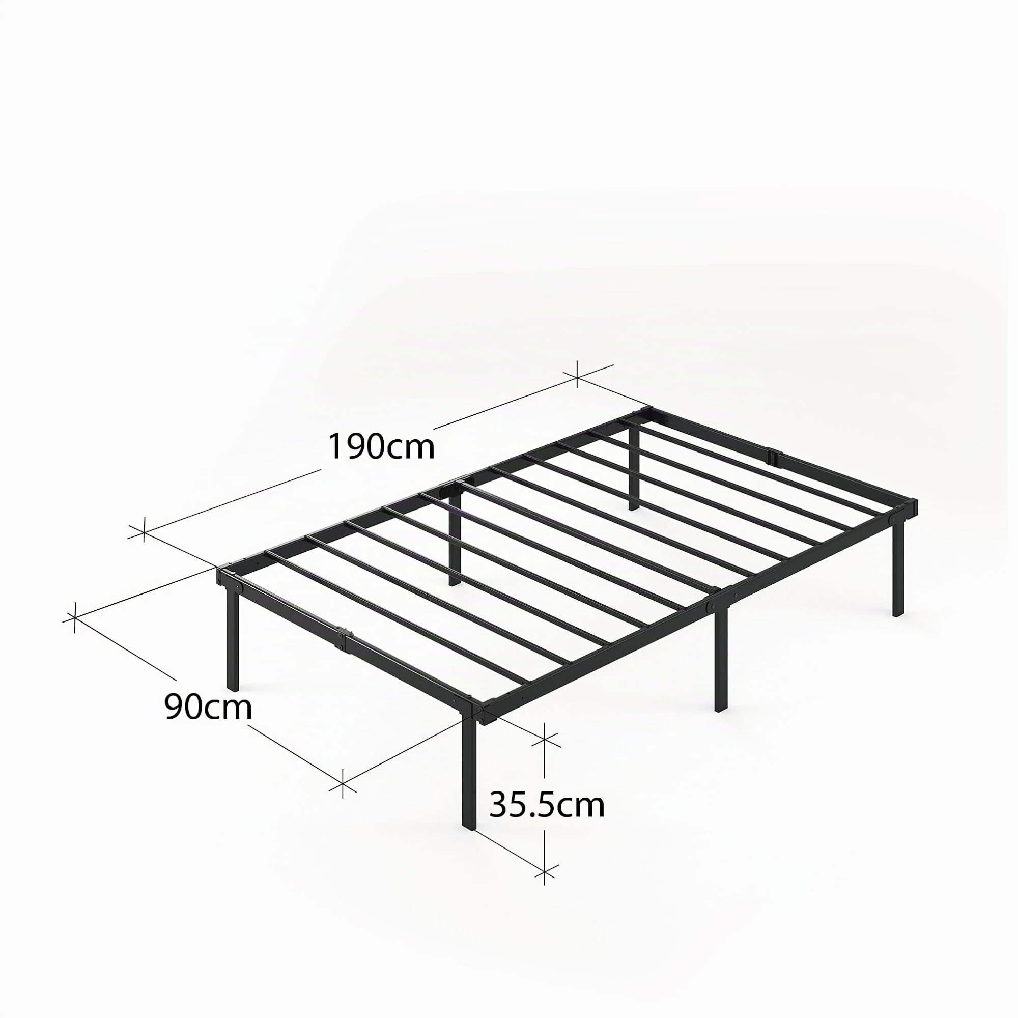 ZINUS Lorelai — Base de Cama Metálica de Plataforma 14"