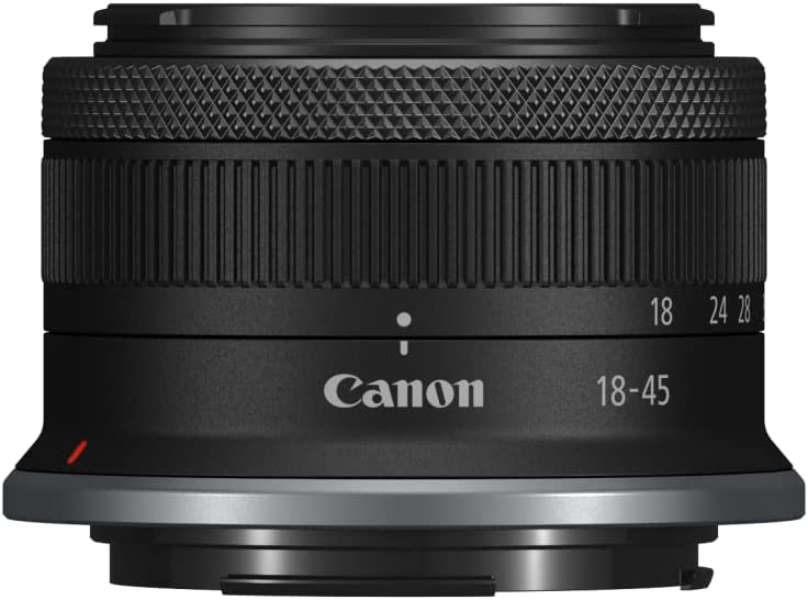 Canon EOS R50 Cámara de vlogging sin Espejo (Negro) con RF-S18-45mm F4.5-6.3 es Lente STM, 24.2 MP, Video 4K, detección y Seguimiento de Temas, Compacto, conexión de Smartphone, creador de Contenido
