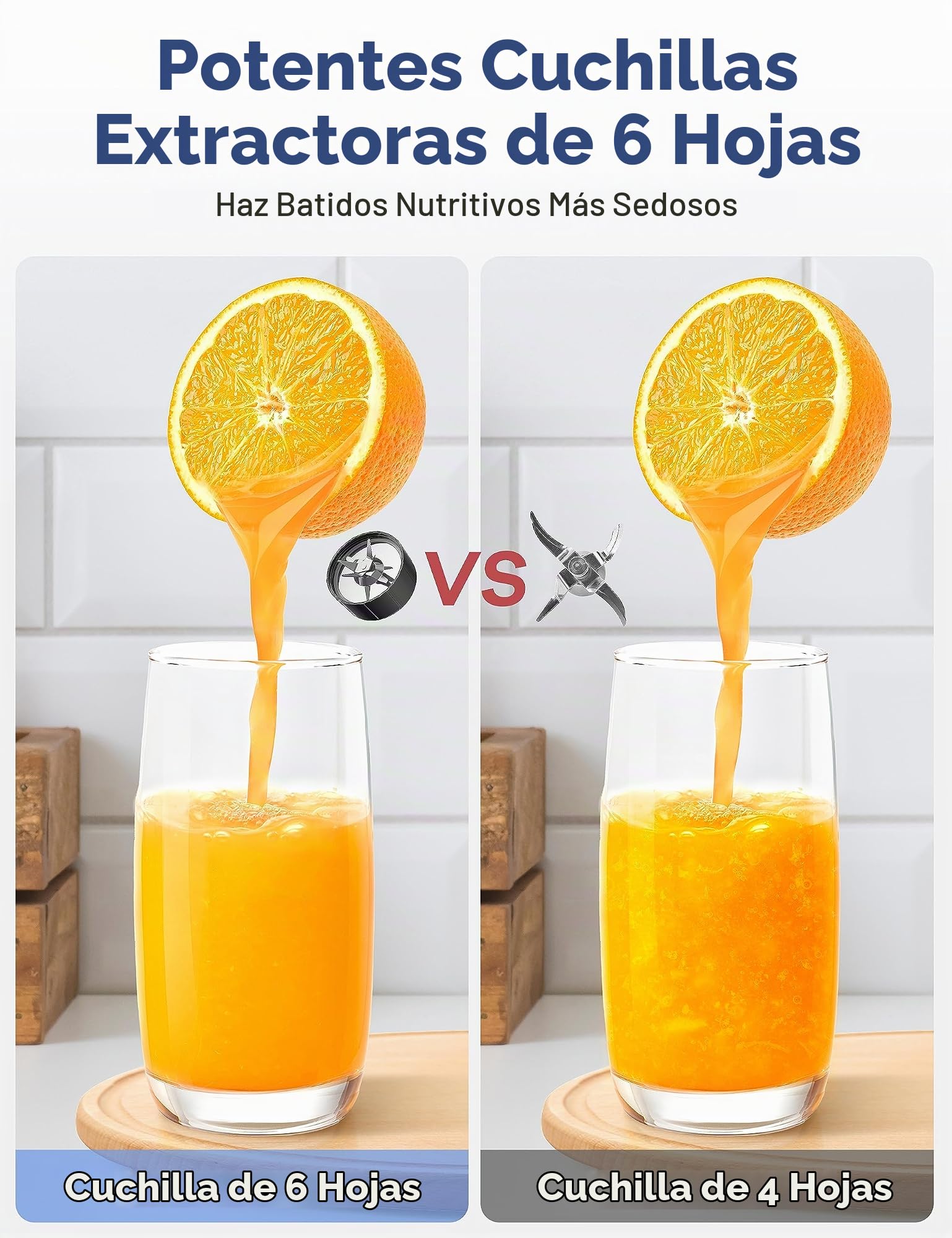 Ganiza Licuadora de batidos, batidos y batidos de 900 W