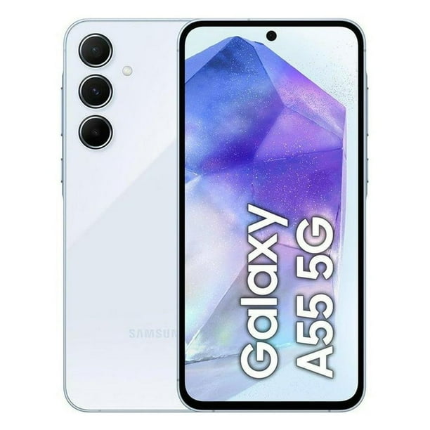 Smartphone Samsung Galaxy A55 5G Dual Sim 128GB Awesome Iceblue 8GB Ram