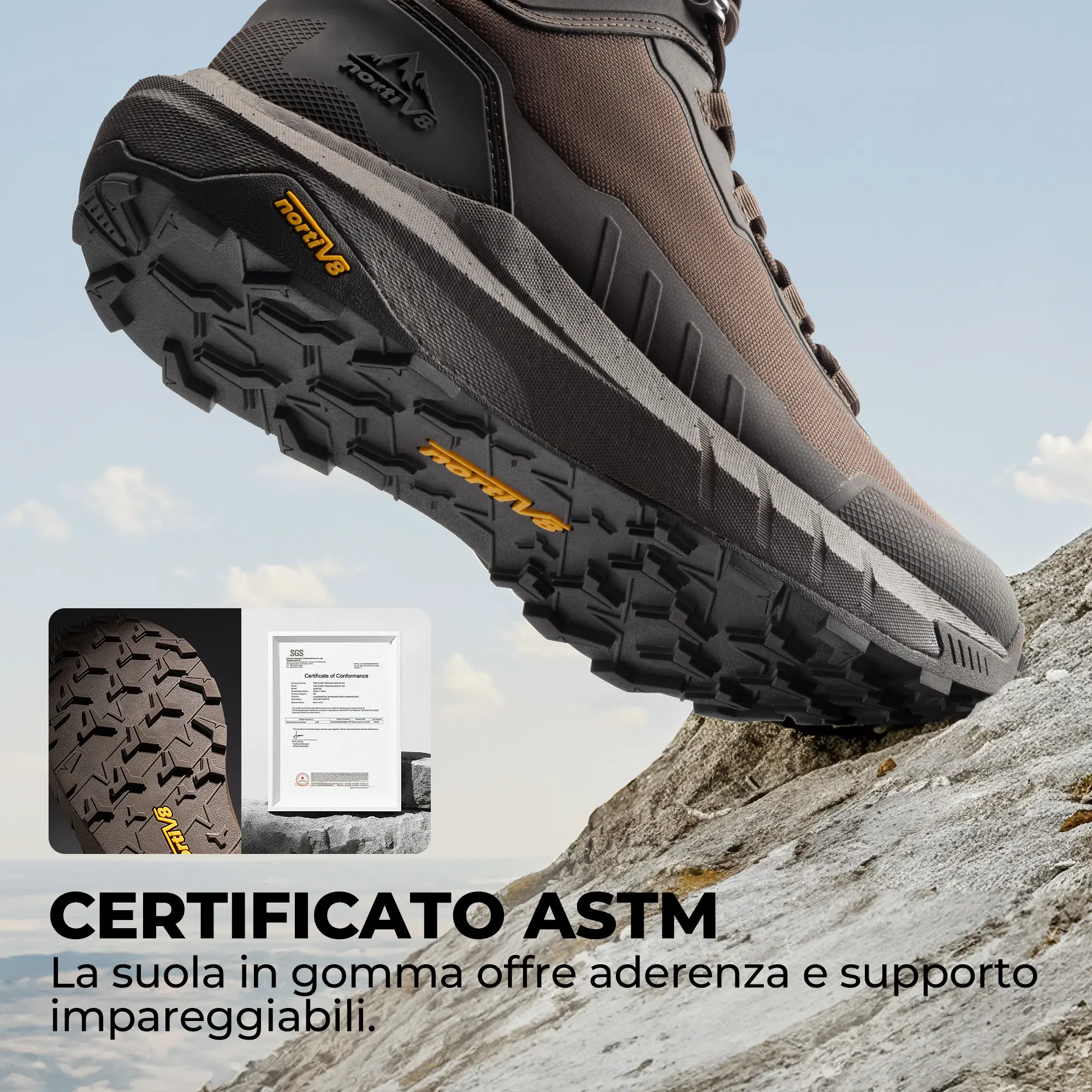 Botas de Trabajo para Hombre 2026 de Alta Resistencia, Negras, Punta Redonda, Suela Antideslizante, Cómodas y Transpirables para Construcción y Exteriores