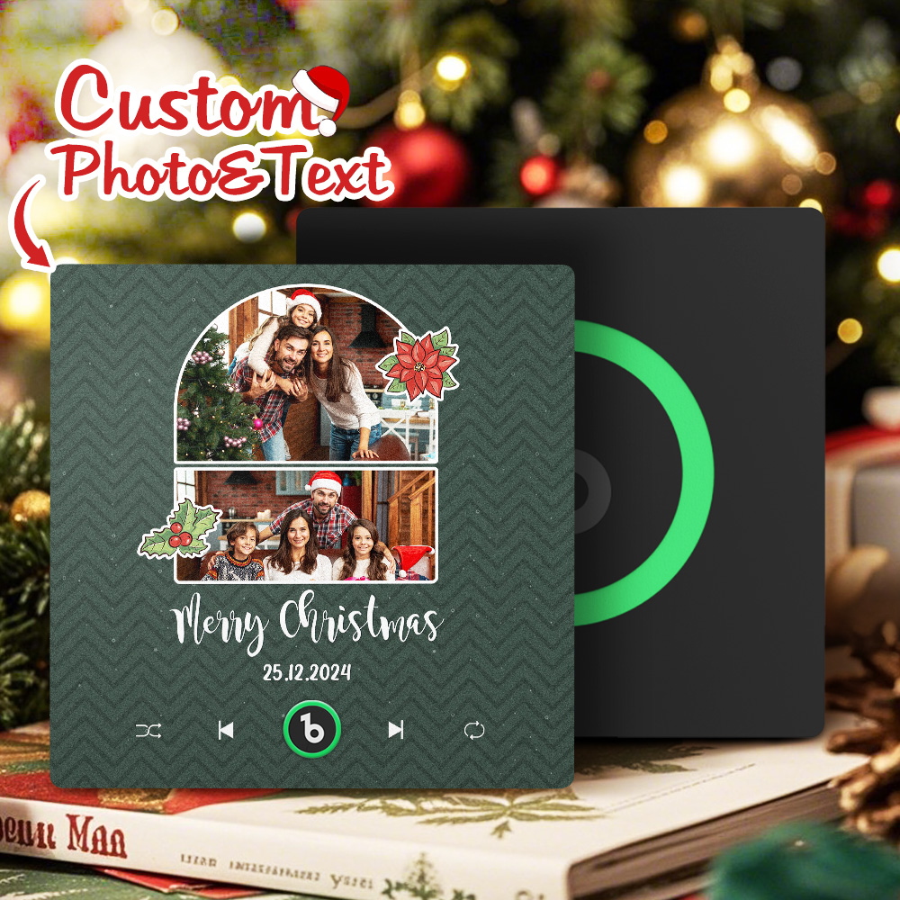 FridgeBeats Frameless 4.0 Custom Music Fridge Magnet Personalized Photo Colorful Fridge Magnet Creative Christmas Gift-Veria Gifts