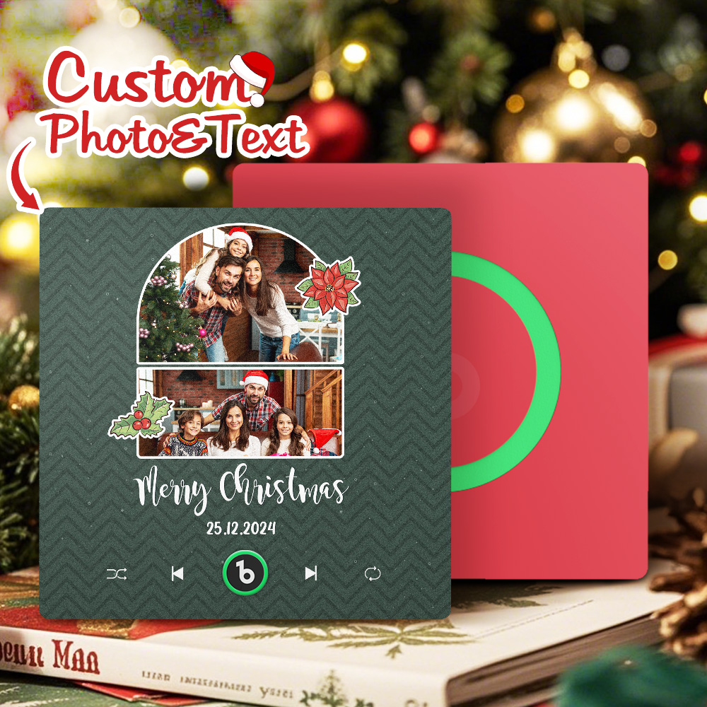 FridgeBeats Frameless 4.0 Custom Music Fridge Magnet Personalized Photo Colorful Fridge Magnet Creative Christmas Gift-Veria Gifts