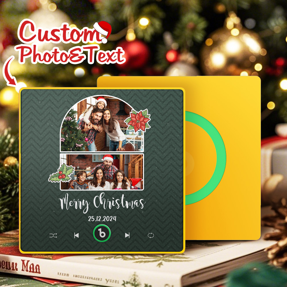 FridgeBeats Framed 4.0 Custom Music Fridge Magnet Personalized Photo Colorful Fame Fridge Magnet Creative Christmas Gift-Veria Gifts
