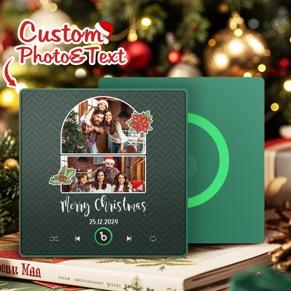 FridgeBeats Framed 4.0 Custom Music Fridge Magnet Personalized Photo Colorful Fame Fridge Magnet Creative Christmas Gift-Veria Gifts