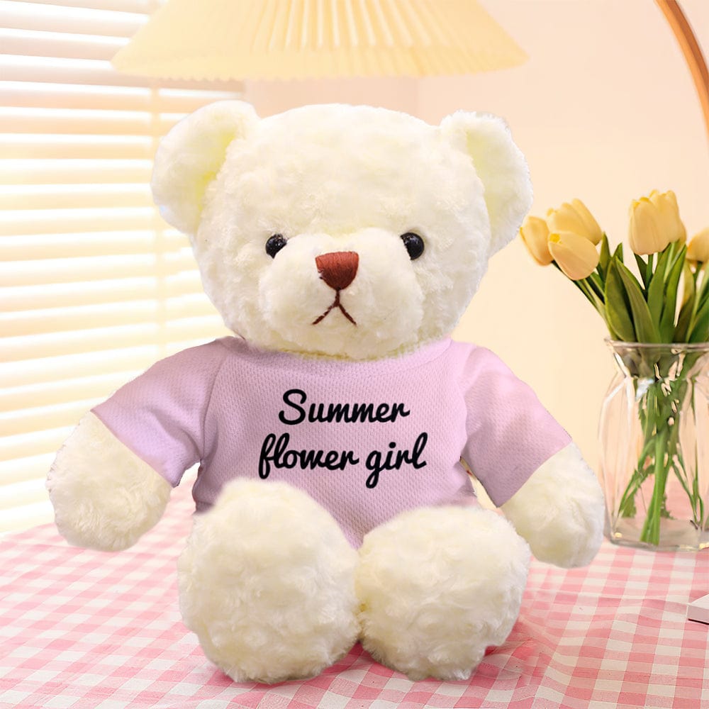 Personalized Teddy Bear Plush Toys Custom Bear Stuffed Animal Gifts for Birthday-Veria Gifts