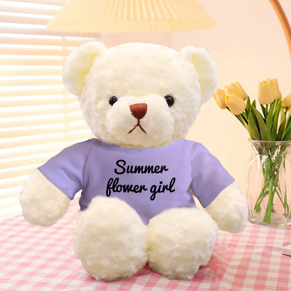Personalized Teddy Bear Plush Toys Custom Bear Stuffed Animal Gifts for Birthday-Veria Gifts