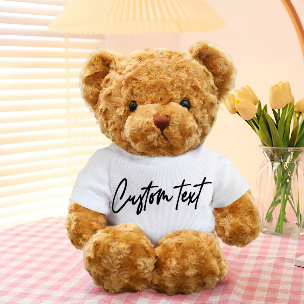 Personalized Teddy Bear Plush Toys Custom Bear Stuffed Animal Gifts for Birthday-Veria Gifts