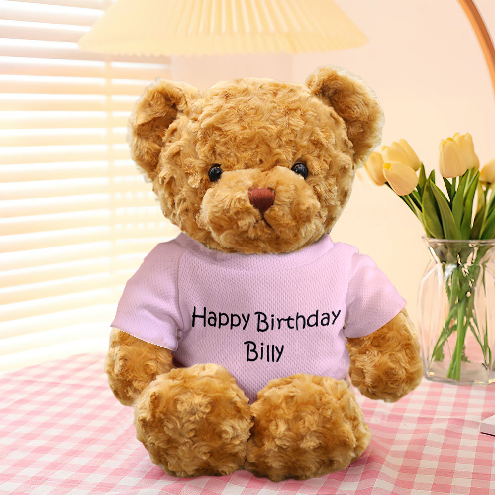 Personalized Teddy Bear Plush Toys Custom Bear Stuffed Animal Gifts for Birthday-Veria Gifts