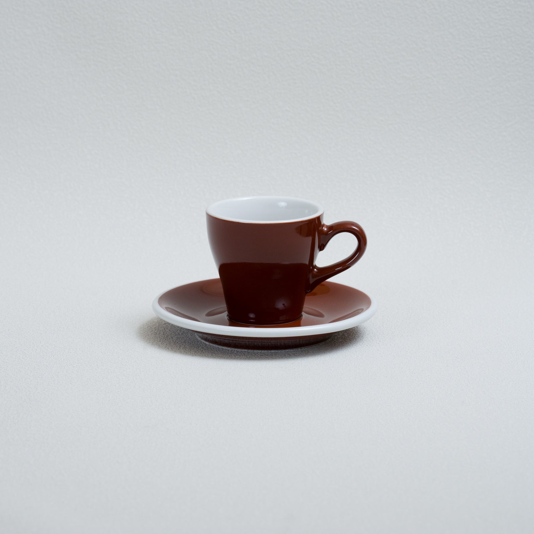 Four Lisle 80ml Espresso Cup and 12.5cm Espresso Saucer - Detail & Angle View 2