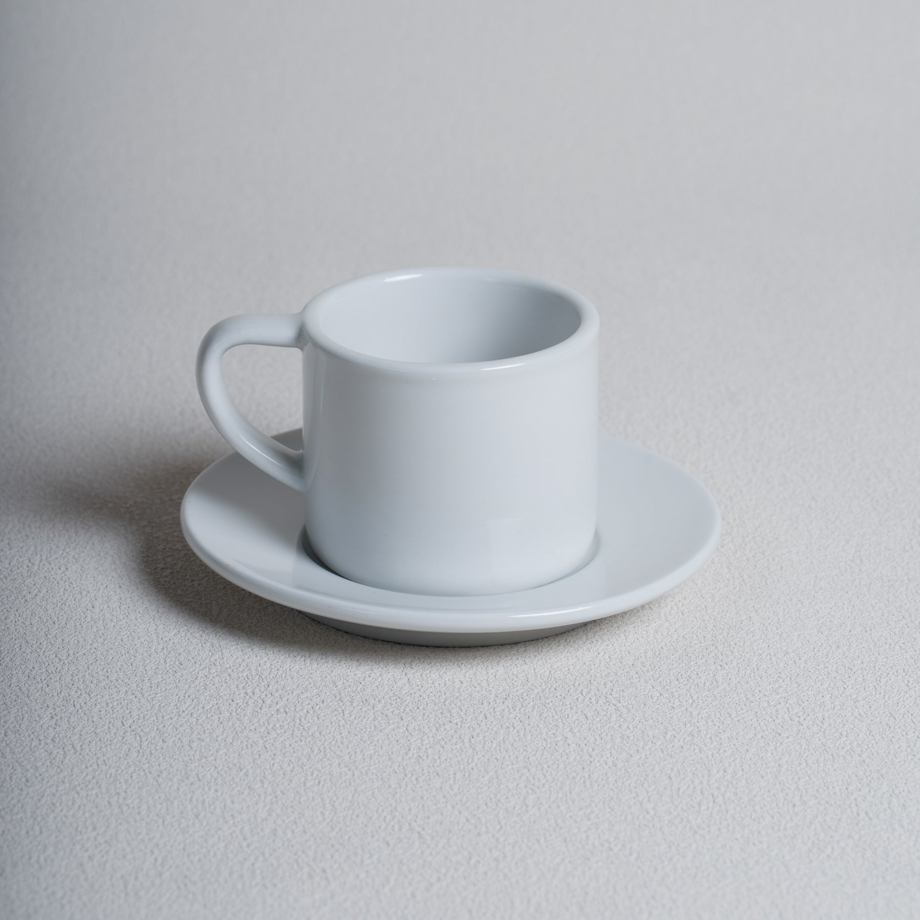 Four Lisle 150ml Cappuccino Cup and 14cm Cappuccino Saucer - Detail & Angle View 3