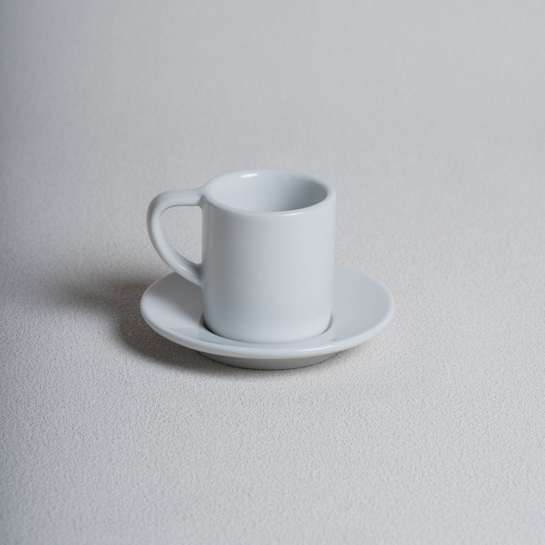 Four Lisle 80ml Espresso Cup and 11.5cm Espresso Saucer - Detail & Angle View 3