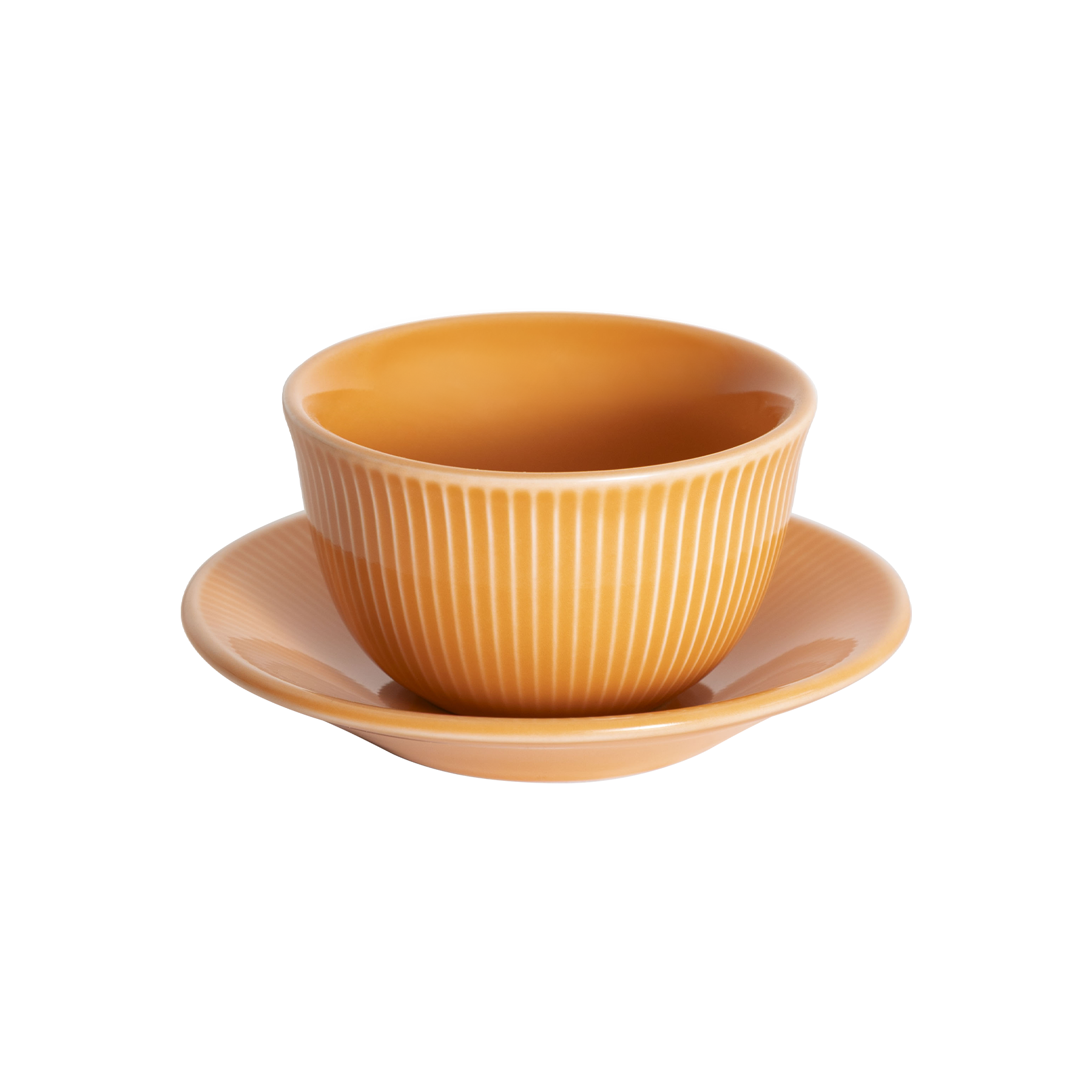 Four Lisle 200ml Boram Um Tasting Cup and 13cm Embossed Plate - Main Product View