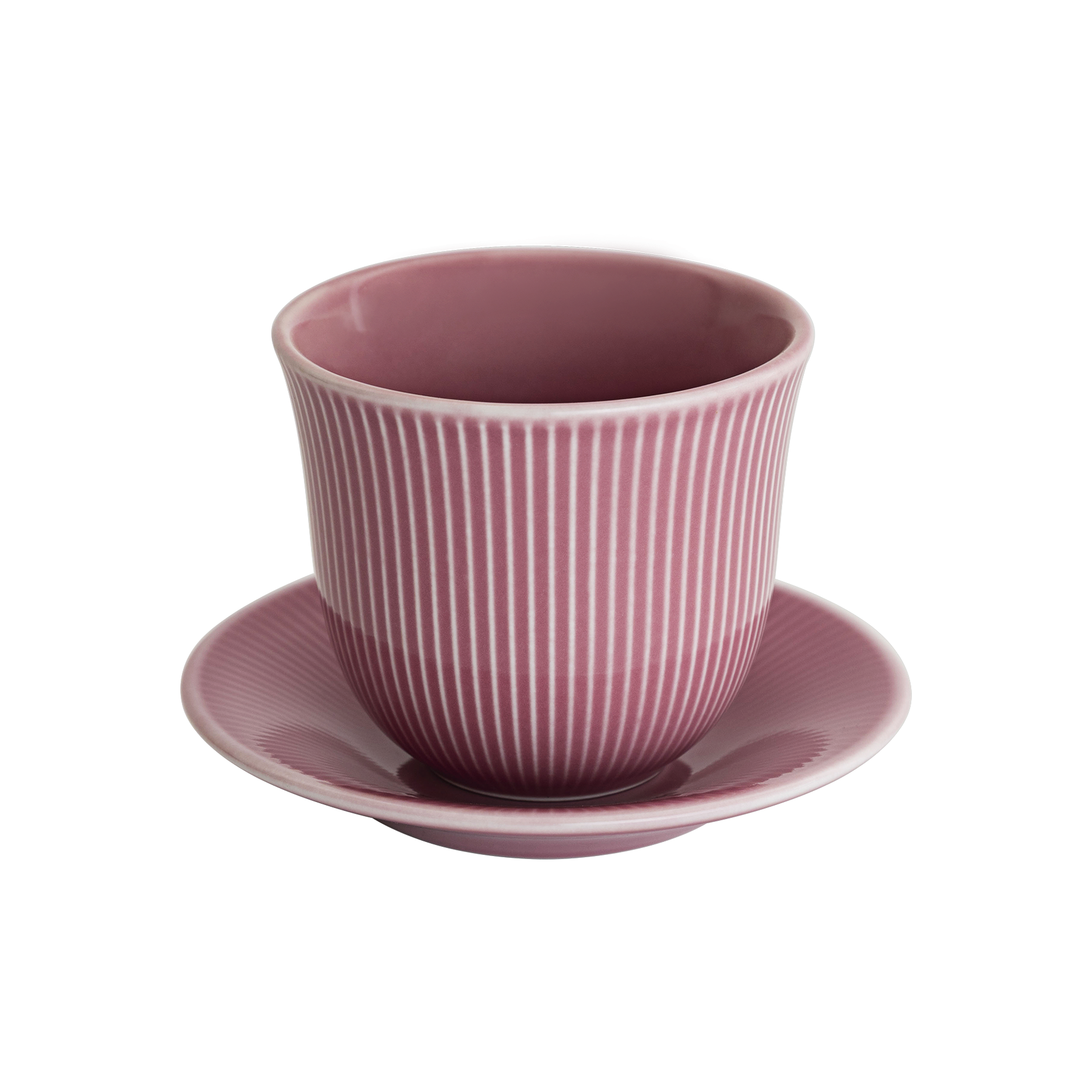 Four Lisle 250ml Embossed Tasting Cup and 13cm Embossed Plate - Main Product View