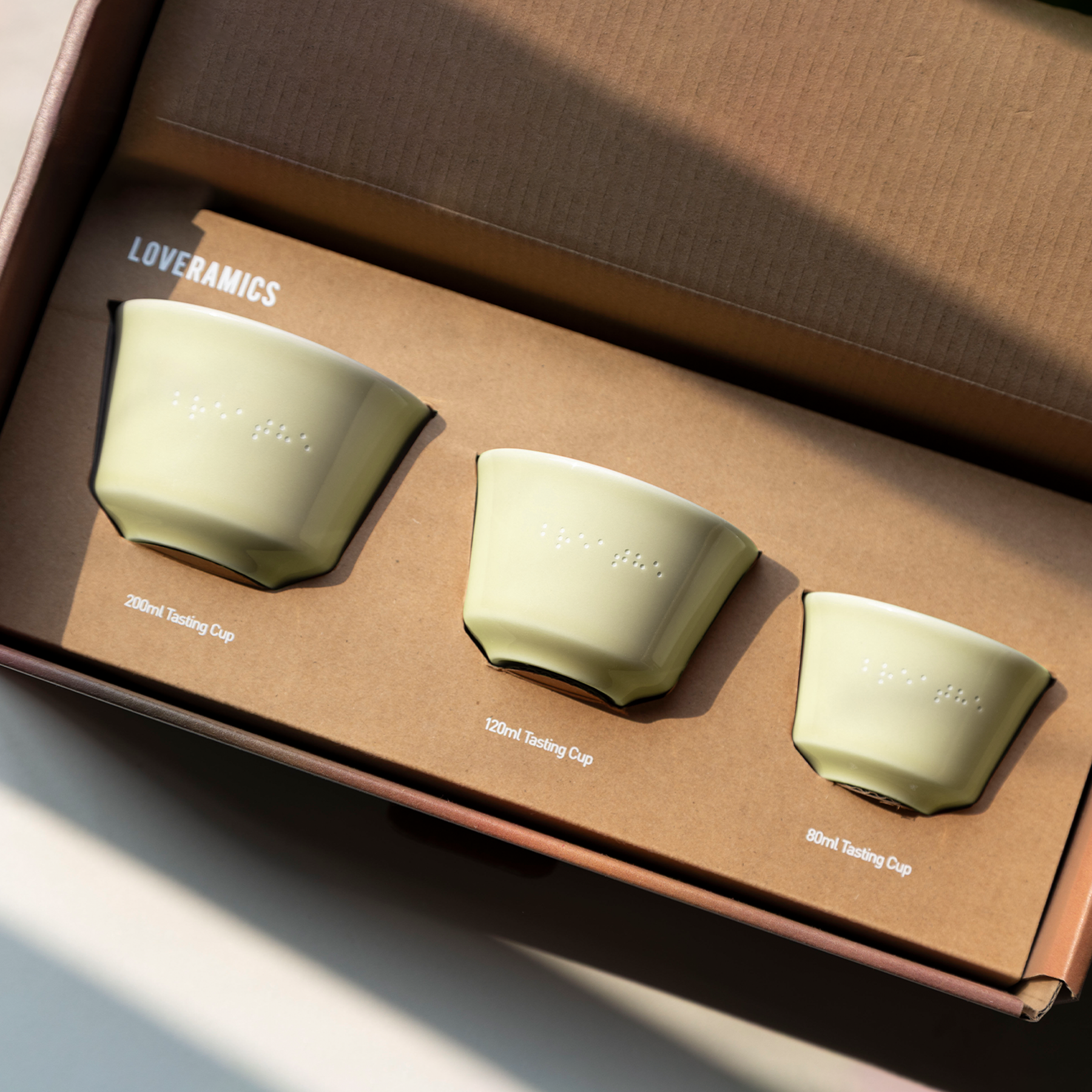 Four Lisle Mikael Jasin Tasting Cup Gift Set - Detail & Angle View 2