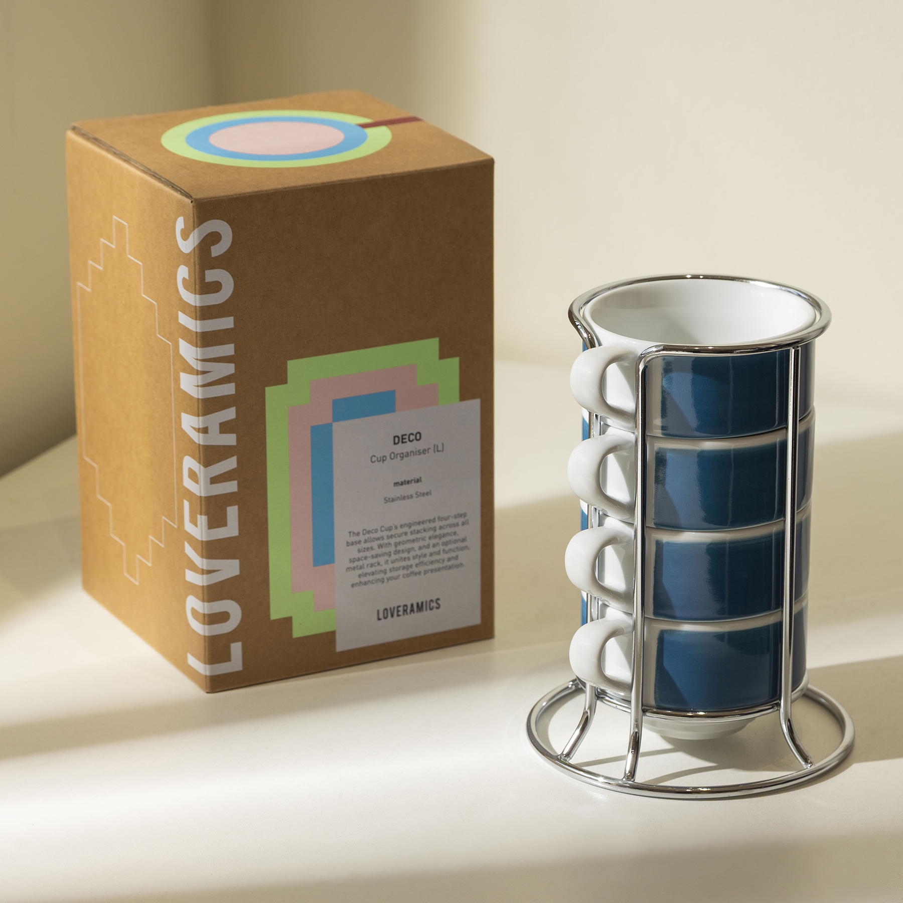 Four Lisle Set of 4 x 220ml Cappuccino Cups - Main Product View