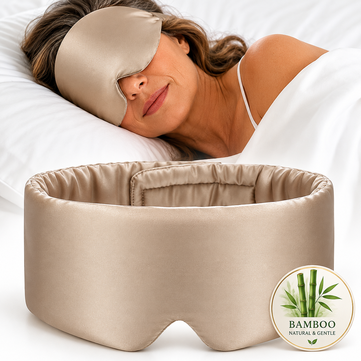 Restnolia Bamboo Sleep Mask - product image 1