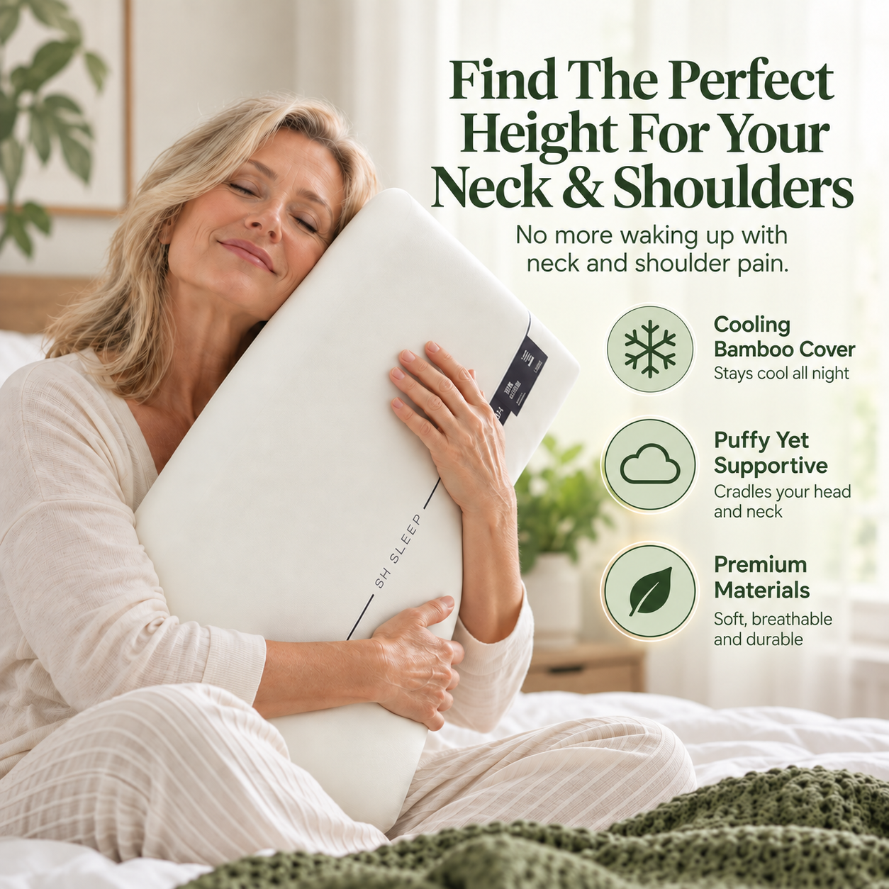 Restnolia Memory Foam Pillow - Low 6cm - product image 1