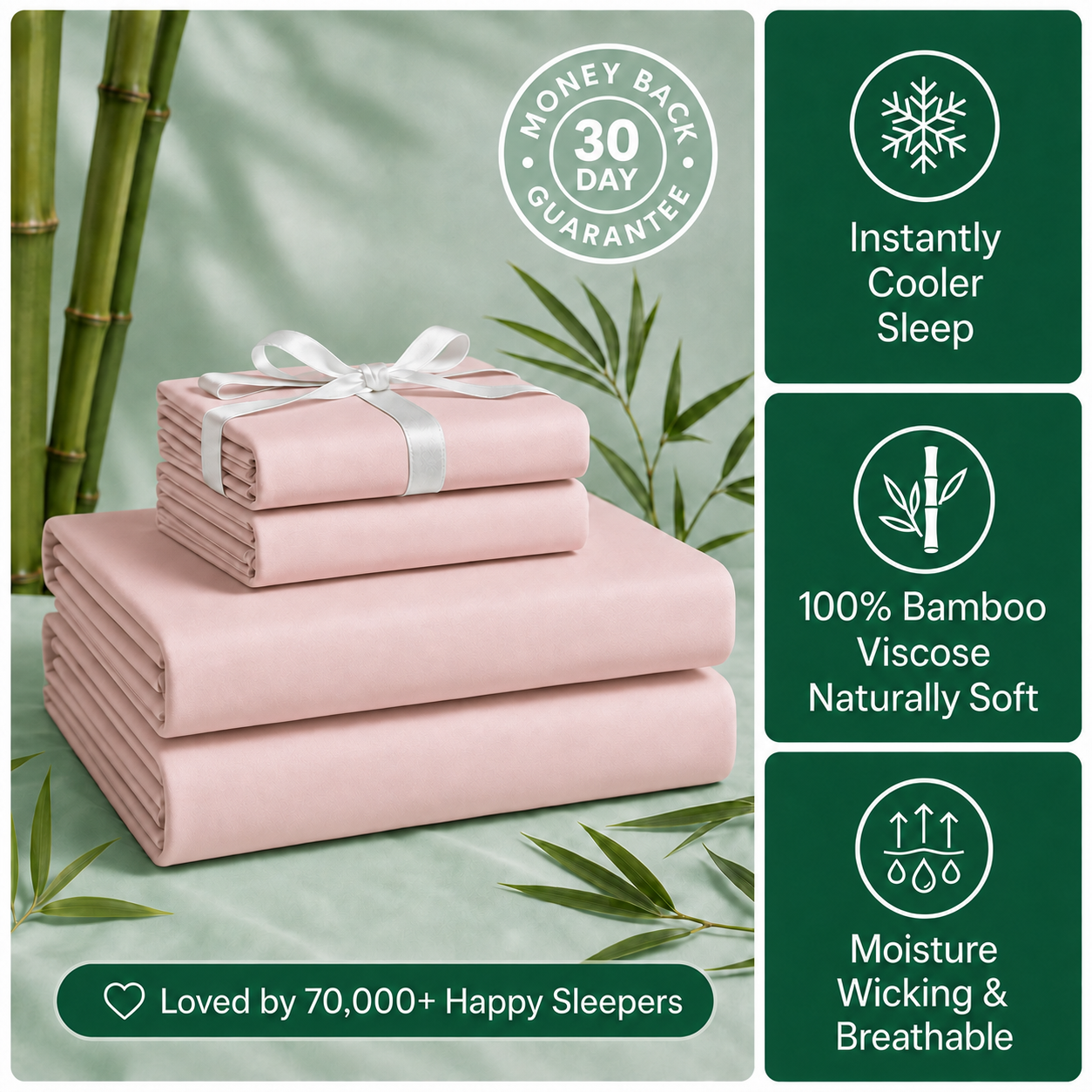 Restnolia Cooling Bamboo Sheet Set - Black, Queen - product image 11