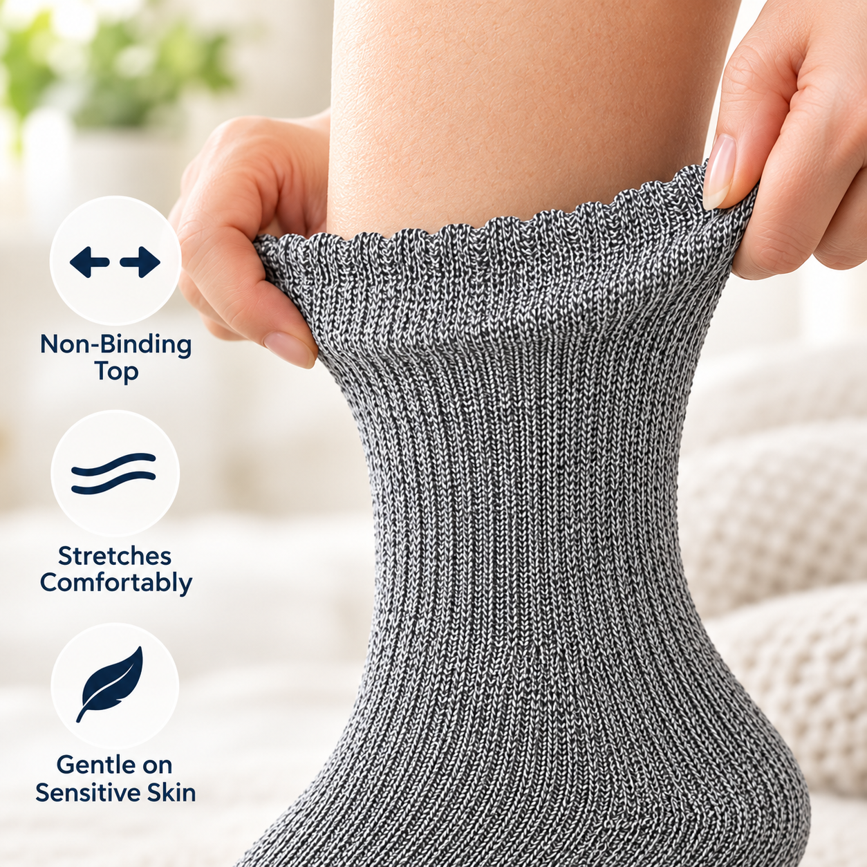 Restnolia Bamboo Compression Socks - Large - product image 2