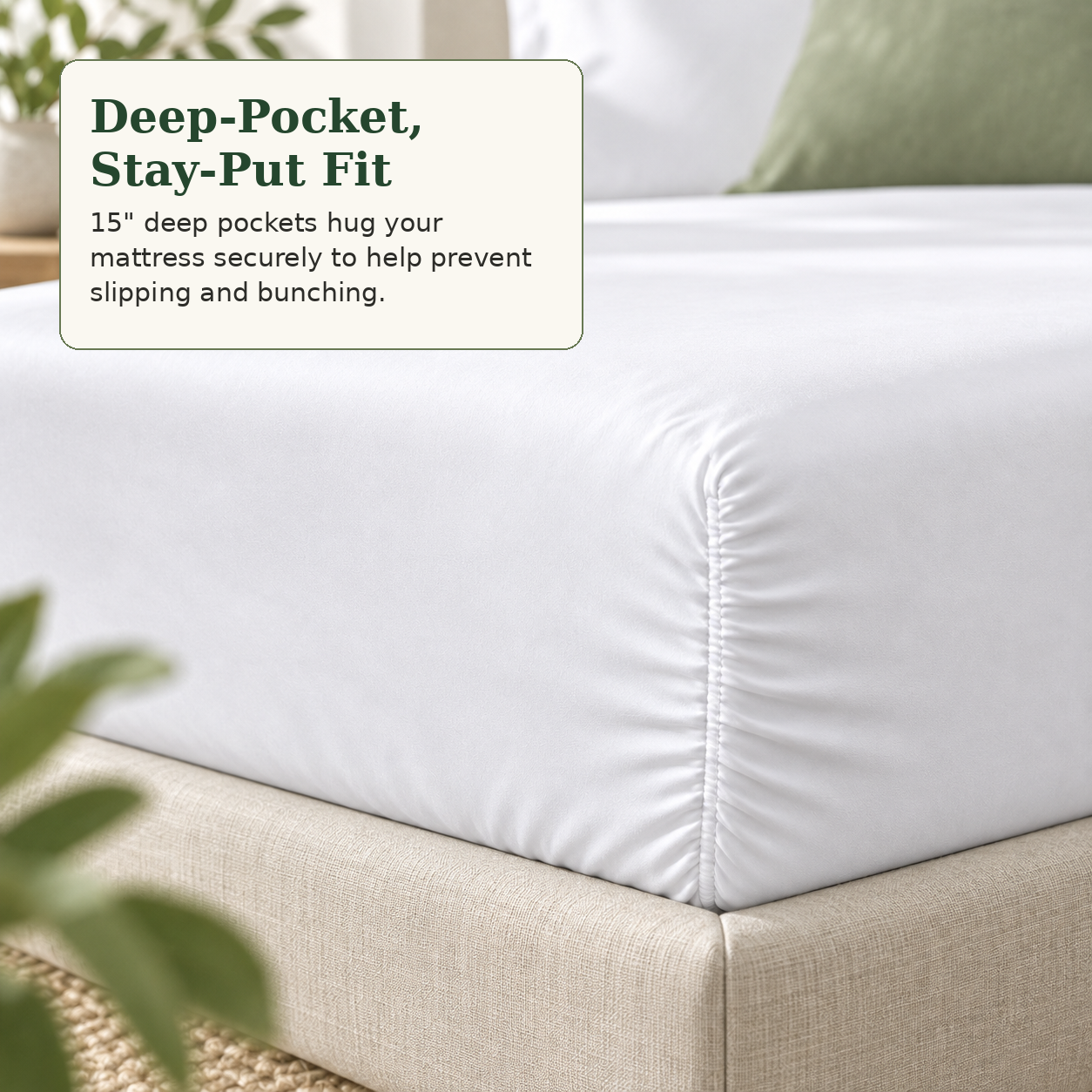 Restnolia Cotton Percale Sheet Set - Queen - product image 4