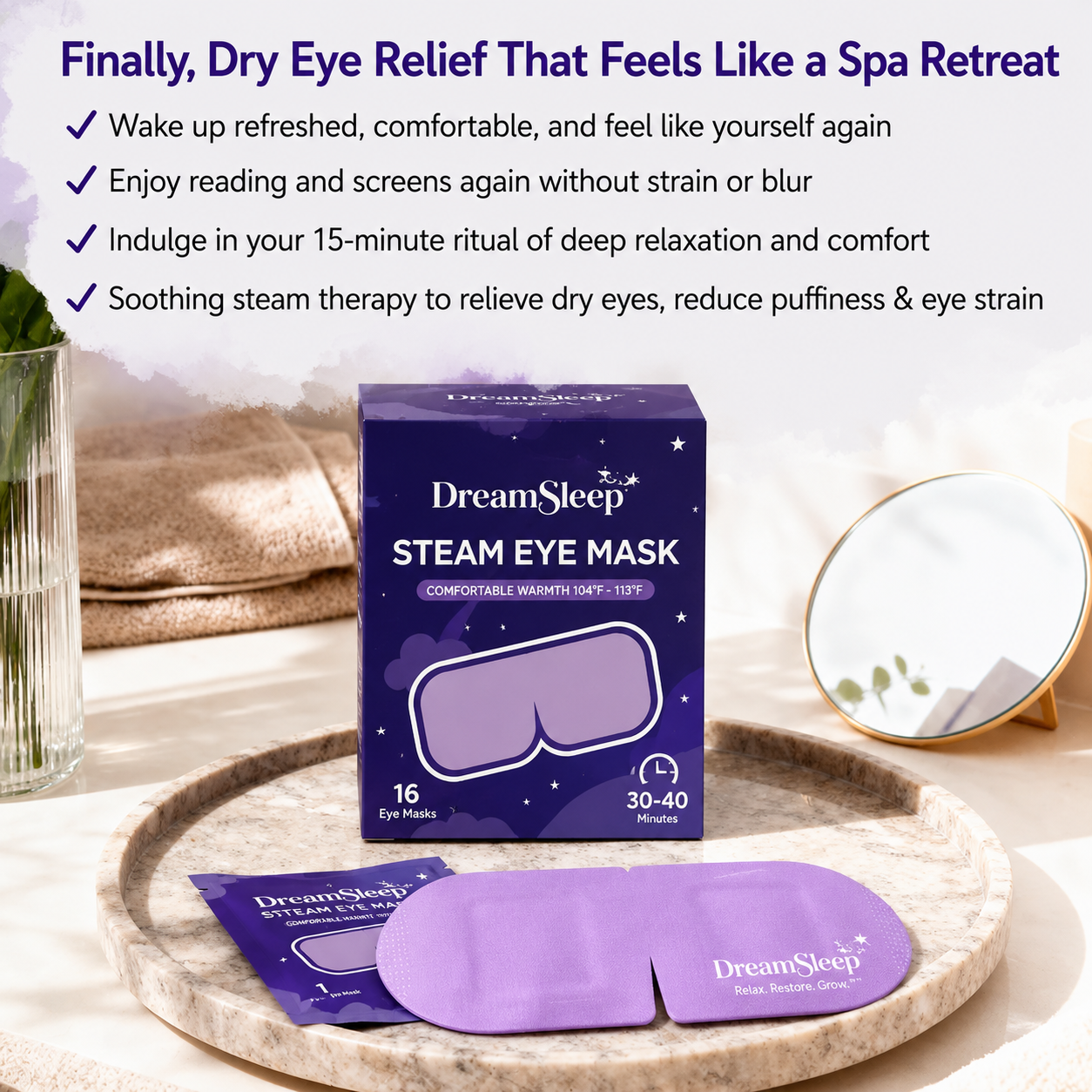 Restnolia Self-Warming Steam Eye Mask - product image 4
