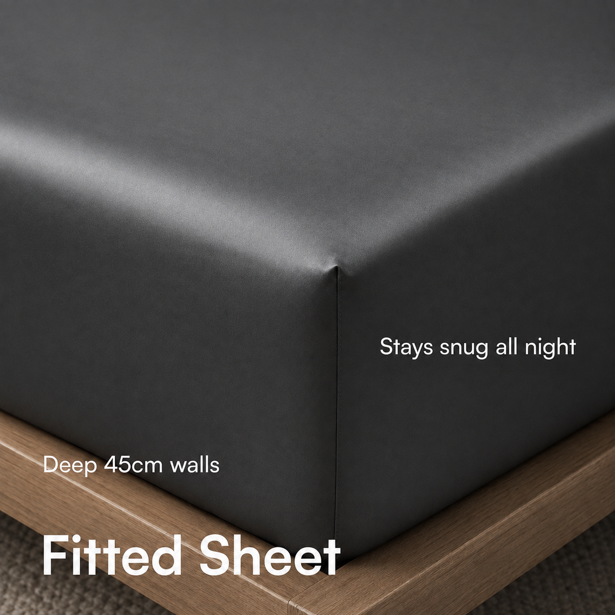 Restnolia Cooling Bamboo Sheet Set - Forest Green, King - product image 4