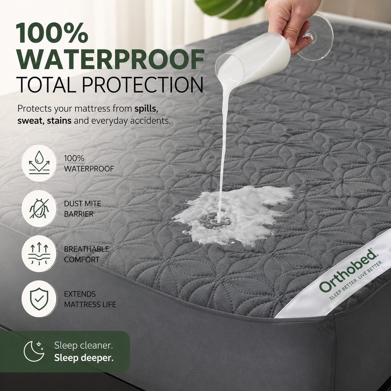 Restnolia Waterproof Mattress Protector - Twin - product image 1